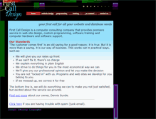 Tablet Screenshot of firstcalldesign.com